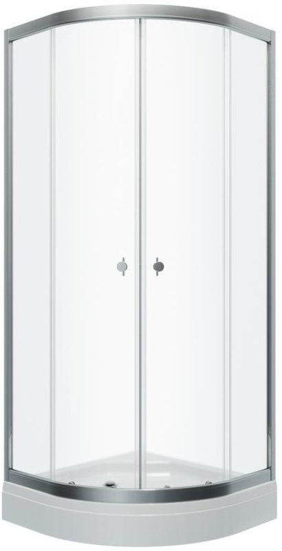 Душевой уголок Triton Альфа Хром А1 90x90 с поддоном (000001635)
